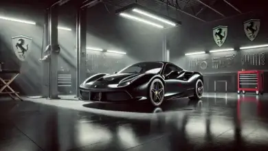 ورشة سمكرة فيراري في الرياض